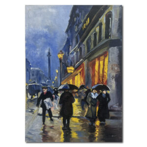 Midnight Street Reflections