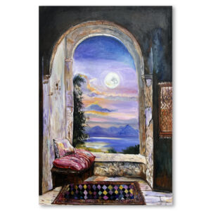 Moonrise Through the Arch