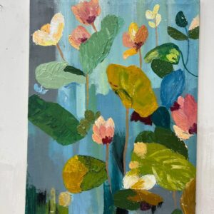 Blooming Serenity: A Textured Floral Masterpiece