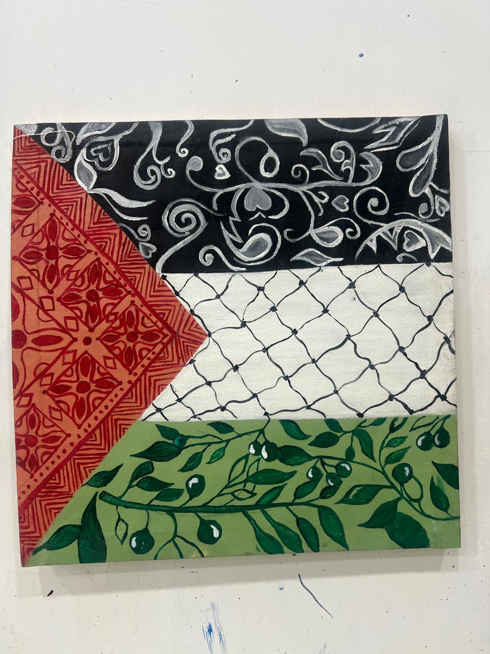 Heritage & Resilience: A Symbolic Abstract Composition - Image 7
