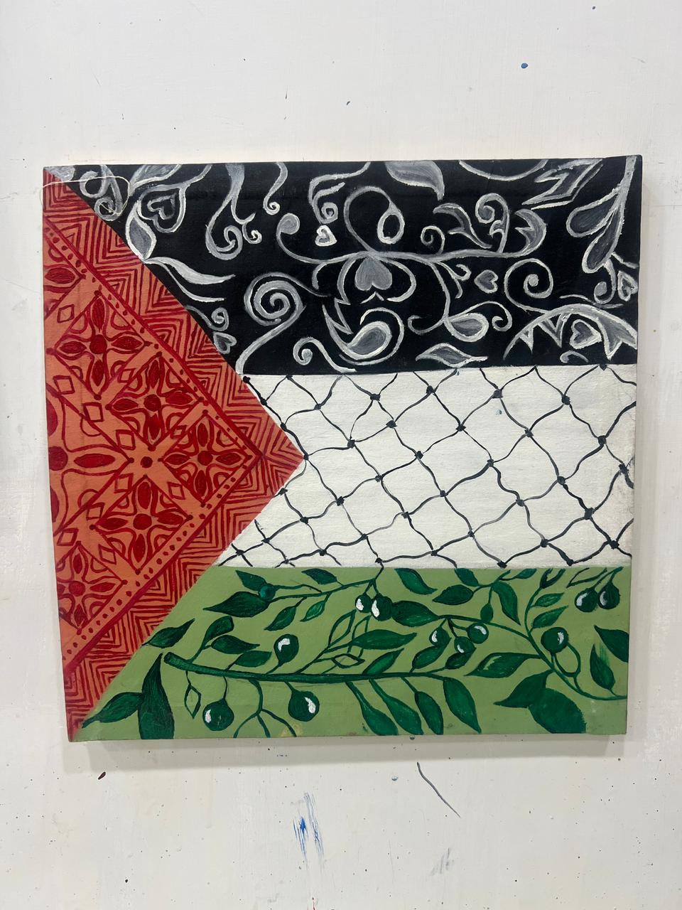 Heritage & Resilience: A Symbolic Abstract Composition - Image 5