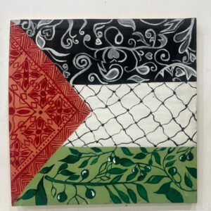 Heritage & Resilience: A Symbolic Abstract Composition