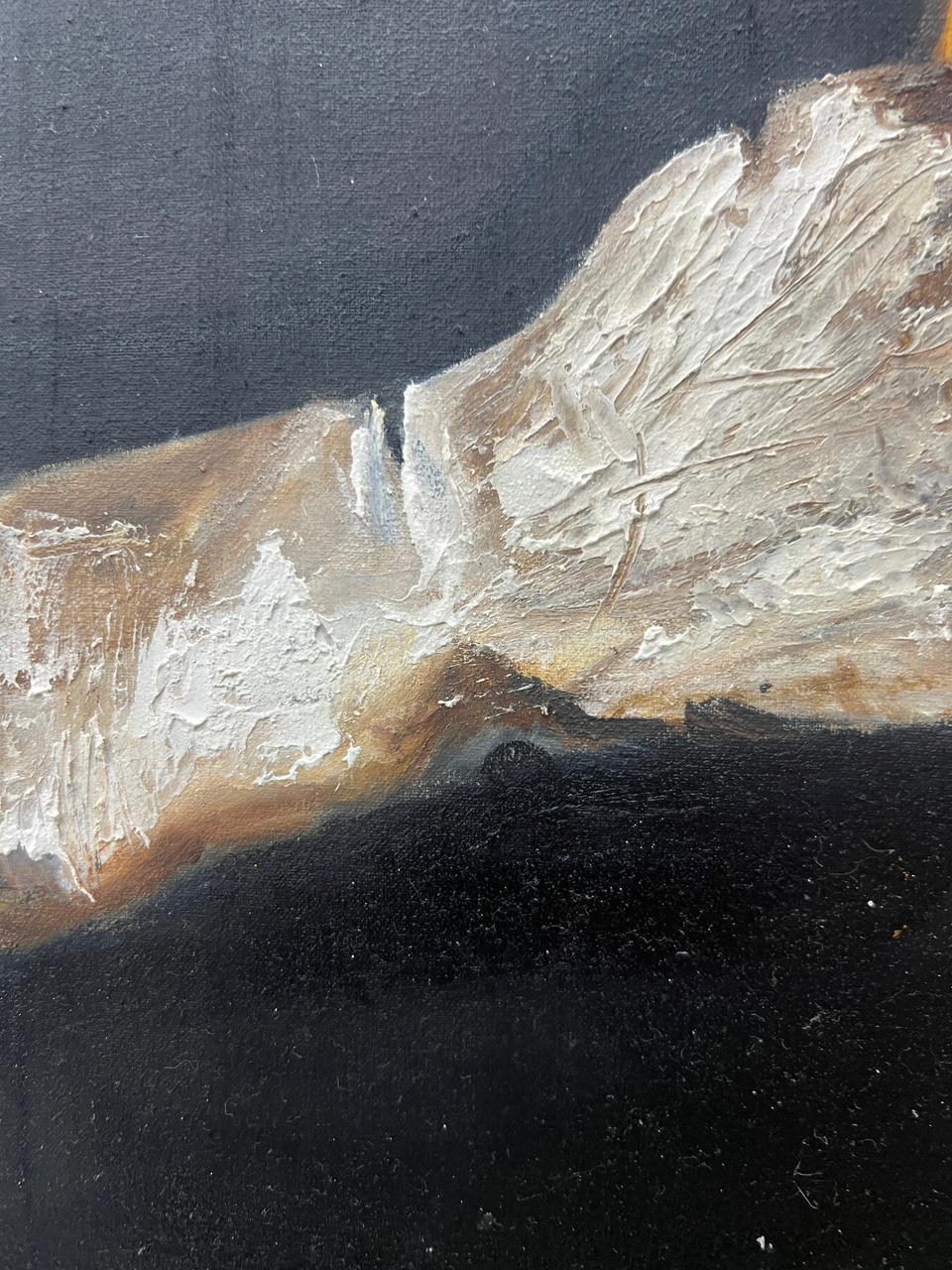 The Potter’s Hand: A Textured Study in Gold and Shadow - Image 12