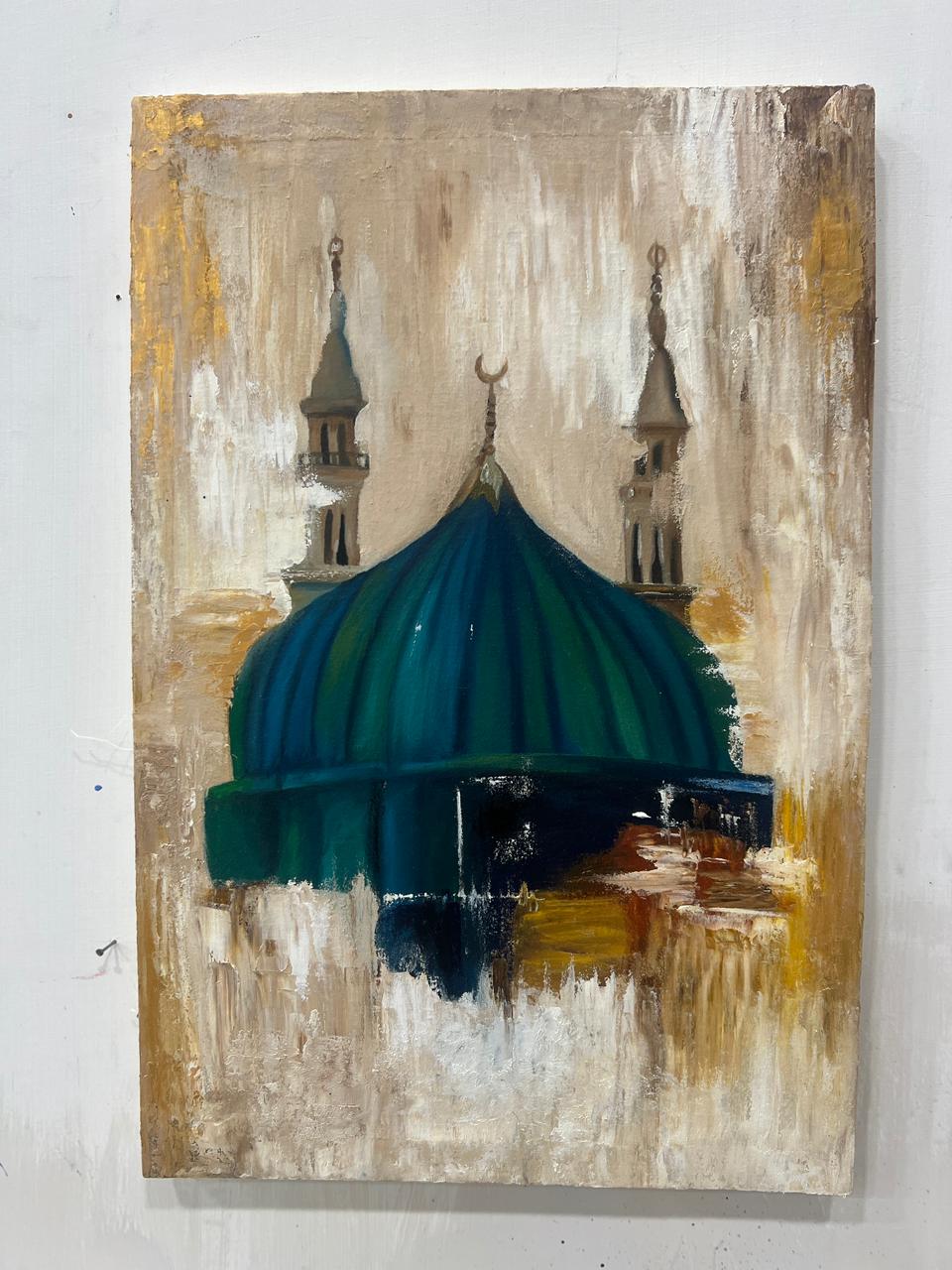 Sacred Sanctuary: Hand-Painted Dome of Peace - Image 6