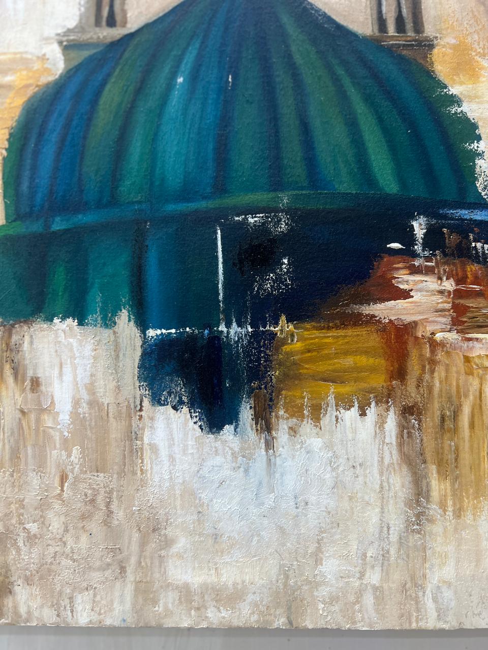 Sacred Sanctuary: Hand-Painted Dome of Peace - Image 2